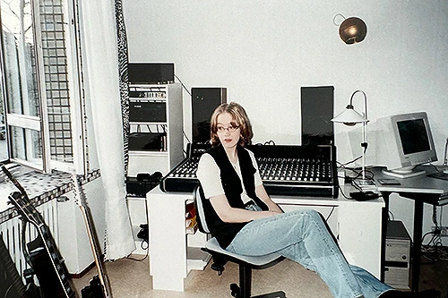 Heli and my equipment in 1997
